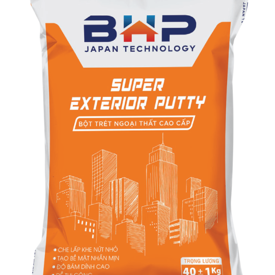 BỘT TRÉT NGOẠI THẤT CAO CẤP BHP SUPER